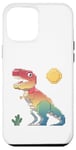 iPhone 12 Pro Max Pixel Dinosaur Retro Style - 8-Bit Dino Graphic Case