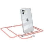 EAZY CASE for Apple IPHONE 12 Mini cover With Band Mobile Slicone Light Pink