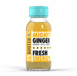 Unrooted Mighty Ginger Shot ginger & turmeric wake-up shot 60ml (Pack of 12)