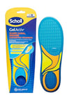 Scholl Semelles GelActiv Chaussures décontractées et baskets, semelles en mousse à mémoire de forme avec technologie GelWave amortissante, confort pour personnes toujours en mouvement, taille L