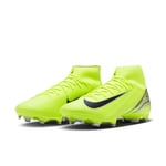 Nike Air Zoom Mercurial Superfly 10 Academy Mg Mad Voltage - Neon/svart, storlek 36½