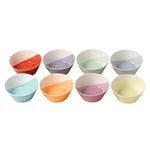 Royal Doulton 1815 1815TW25094 11cm Bowl Mixed Set of 8, Porcelain, Multi