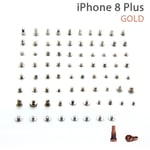 Replacement Complete Screw Set for Apple iPhone 8+ Plus - Gold Pentalobes