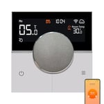 KETOTEK Thermostat Connecté pour Chauffage au Sol Électrique 16A, Thermostat d'ambiance WiFi Thermostat Programmable Compatible avec Alexa, Smart Life App Télécommande