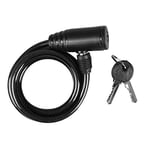 RAYMOND Bike Motorcycle Electric Scooter Lock Bicycle Motorbike Lock Lock for Bike/Motorcycle/Scooter/Scooter Spiral Cable Lock with Key Lock Length 100 cm