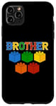 Coque pour iPhone 11 Pro Max T-shirt humoristique Brother Master Builder Bricks Blocks