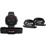 POLAR Vantage V Titan, Montre Multisport GPS Premium pour Le Triathlon, avec Suivi de la fréquence Cardiaque, Noir Rouge, Taille Unique & Kit Capteur de Vitesse et Capteur de Cadence Bluetooth Smart