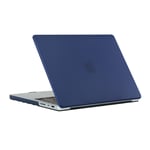 MacBook Pro 16 M1 / M2 / M3 (2021/2023) - DOT Hard cover front + Bagcover - Mørkeblå