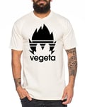 Adi Vegeta T-Shirt pour Homme One Goku Dragon Master Son Ball Vegeta Turtle Roshi Piece Golds DB, Farbe2:Natur;Größe2:L