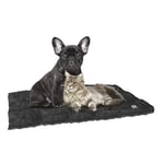 Croci Tapis Auto-Chauffant Furry Noir 64x49cm Pour Chien