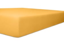 Kneer 2238307 Drap Housse Stretch pour surmatelas Vario pour Lits Boxspring 200 cm, Hauteur 4–12 cm, Jaune