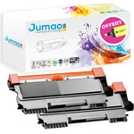 Lot de 2 Toners cartouches type Jumao compatibles pour Brother FAX 2840, Noir