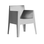 Driade - TOY, Stackable Armchair - Light Grey - Matstolar utomhus - Philippe Starck - Grå - Plast