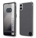 Tumundosmartphone Coque en Silicone Antichoc Transparente pour Nothing CMF Phone 1