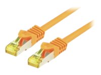 M-Cab - Patch-Kabel - Rj-45 (Hane) Till Rj-45 (Hane) - 3 M - Sftp, Pimf - Cat 7 - Halogenfri, Formpressad, Hakfri, Tvinnad - Orange