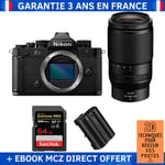 Nikon Zf + 70-180mm f/2.8 + 1 SanDisk 64GB Extreme PRO UHS-II SDXC 300 MB/s + 1 Nikon EN-EL15C + Ebook '20 Techniques pour Réussir vos Photos' - Appareil Photo Hybride