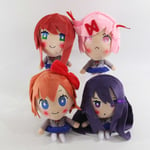 Doki Doki Literature Club Plyschleksaker Anime Cosplay Monika Natsuki Sayori Yuri Dockor 20cm (FMY) 3