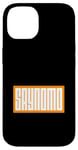 Coque pour iPhone 14 Orange SAYNOMO (Say No More) Orange Color Graphic