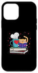 iPhone 12 mini Kittens Cats Tea and Books Reading For Reader Case