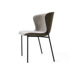 Friends & Founders - Pipe Chair, Black Legs - Fabric Cat. 4 Adamo & Eva 136 - Ruokapöydän tuolit - Ida Linea Hildebrand - Beige - Metalli/Tekstiili materiaali