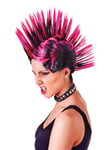 Official Forum Pink & Black Mohican Female Wig