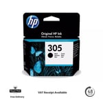 Genuine HP 305 Black Ink Cartridge 3YM61AE For HP Envy 6010 6020 6022 6030 6000