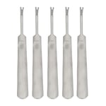 Dead Skin Remover Fork 5pcs Safe Specially Treated Fork Cuticle Pusher For Nail