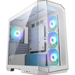 [B-Grade] MSI MAG PANO M100R PZ Tempered Glass Micro-ATX Tower Gaming PC Case - White