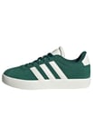 adidas VL Court 3.0 Kids Basket, Collegiate Green/Off White/Gold Metallic, 33.5 EU