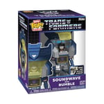 Funko Bitty Bots : Transformers - Soundwave avec Rumble ! Bitty Pop ! - 0.9 inch (2.2 Cm) - Transformers Classic - 0.9 inch & 4.85 inch - Collectable - Idée Cadeau - Présentoir