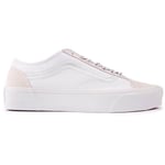 Vans Womens Old Skool Trainers - White Suede - Size UK 4