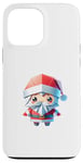 Coque pour iPhone 13 Pro Max Mignon Père Noël Origami Père Noël Papier Pliant Noël