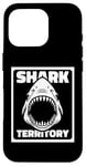 Coque pour iPhone 16 Pro Shark Territory Whale Hammerhead White Lover Shark