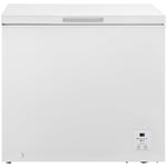 Hisense FC247D4AWLE, 191L, Freestanding Chest Freezer, 4 Star Freezer Rating, E Rated in White