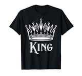 Matching Couple King and Queen Valentines Day Gift Men Women T-Shirt