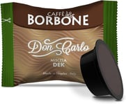 Caffè Borbone Don Carlo Mélange Décafeiné - 50 Capsules - Compatibles avec les machines à café à usage domestique Lavazza* A Modo Mio*