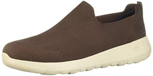 Skechers Womens Go Walk Max-Athletic Air Mesh Slip on Walking Shoe Sneaker, Brown, 10 US