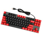 Mechanical Keyboard 87 Keys Blue Switch RGB Backlit Contrast Color Ergonomic Hot