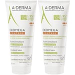 A-DERMA EXOMEGA CONTROL Baume émollient anti-grattage 2x200 ml