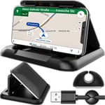 Support Téléphone Voiture Fixe Tableau de Bord Pare-Brise 360° Rotatif Universel