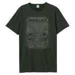 Amplified Unisex Adult The Black Album Metallica Vintage T-Shirt - XL