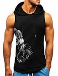 HOTCAT Debardeur Homme Débardeur de Sport T-Shirt Gilet sans Manche Maillot Bodybuilding Tank Top Stretch Fitness Gym