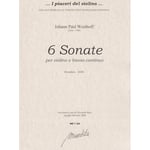 Westhoff Johann Paul - Sonate A Violino E Basso Continuo