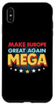 Coque pour iPhone XS Max Pro EU - Make Europe Great Again - Mega - Style bande dessinée