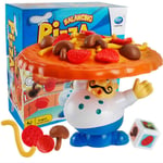 Topple Pizza Staplingslek Bordspel Balansera Pizza Spel Stacking för 2-4 Spelare [DB]