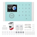 Wifi Door Window Sensor Kit Home Security Alarm System Sound‑Light Theftpr For