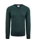 Lacoste Wool Mens Green Sweater Wool (archived) - Size Large