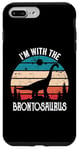 iPhone 7 Plus/8 Plus I'm With The Dinosaur Brontosaurus, Dino Gifts For Kids Case