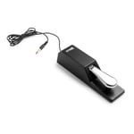 Universal Sustain Pedal for Electronic Piano Keyboards - Chrome Foot Design