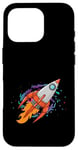 Coque pour iPhone 16 Pro Exploration de galaxies lointaines dans un vaisseau spatial